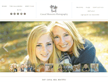 Tablet Screenshot of casualmomentsphotography.com